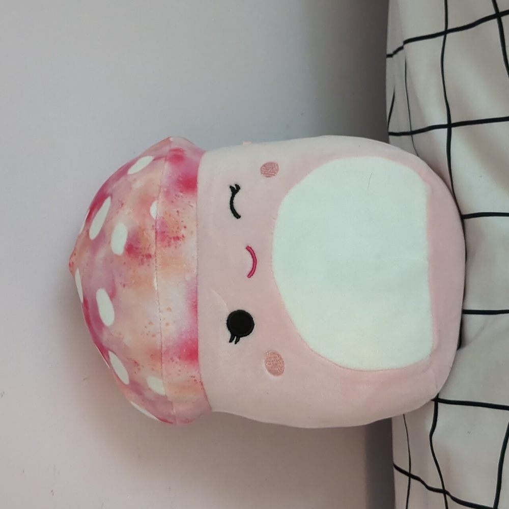 Pink mushroom Squishmallow